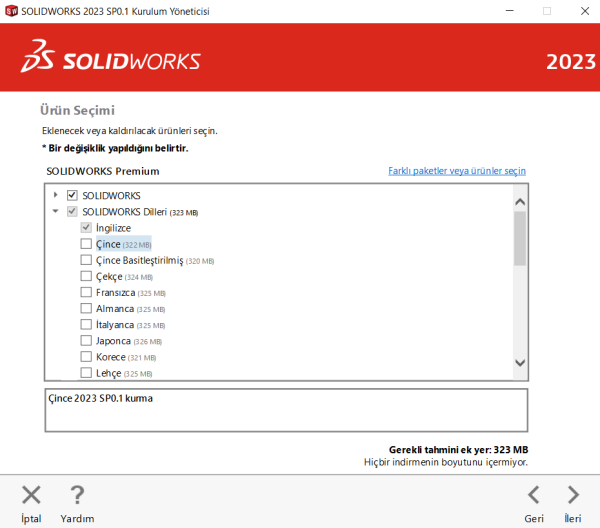SOLIDWORKS Türkçe Yapma ve Dil Değiştirme