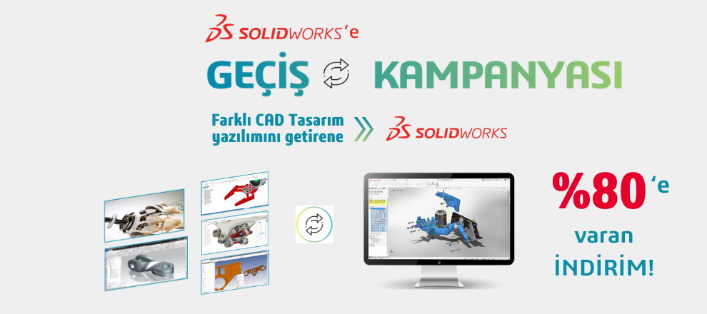 Farklı CAD/Tasarım lisansınızı SOLIDWORKS’e Taşımanın Zamanı Geldi! Farklı CAD/Tasarım lisansınızı SOLIDWORKS’e Taşımanın Zamanı Geldi!