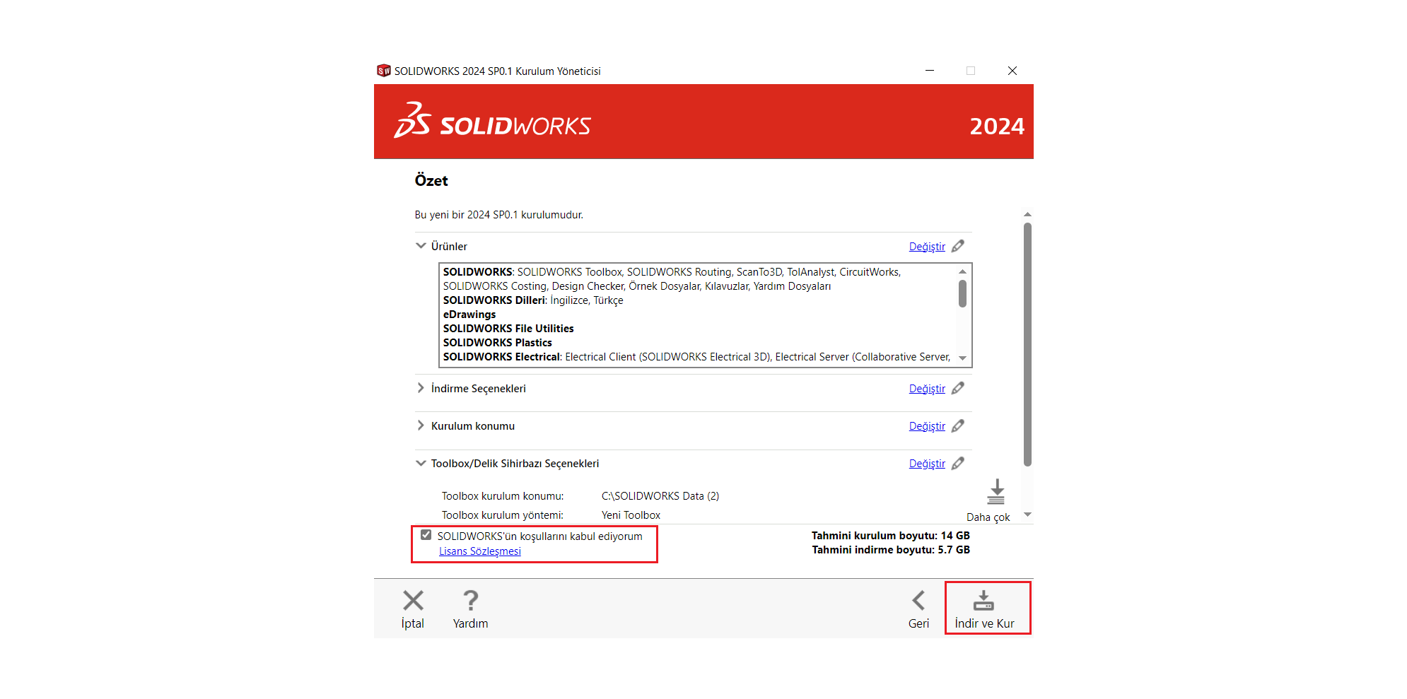 2024 solidworks nasıl kurulur