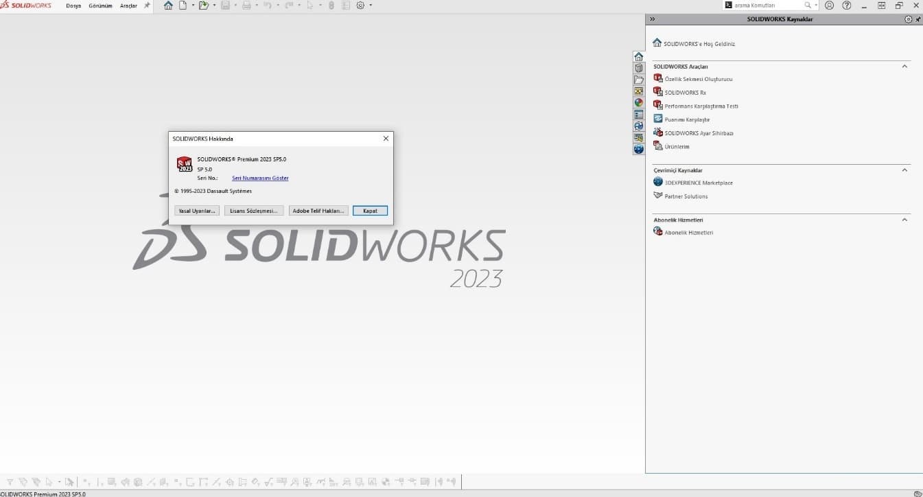 solidworks serial no