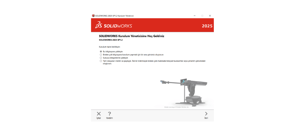 SOLIDWORKS PDM Client (İstemci) Kurulumu