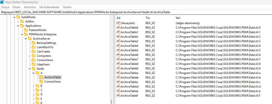 solidworks pdm yedekleme backup 5