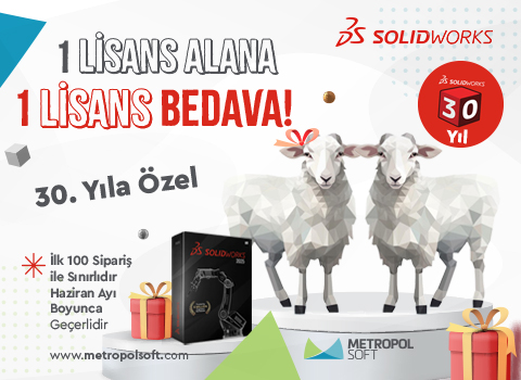 SOLIDWORKS Lisans Alana İkinci Lisans Bedava Kampanyası