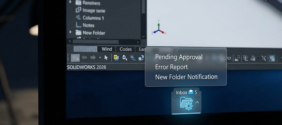 SOLIDWORKS PDM Bildirim Düzenlemeleri