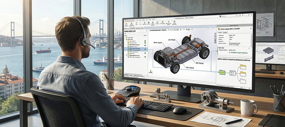 SOLIDWORKS PDM’de Otomatik Referanslama ve Dosya İlişkisi Kurma