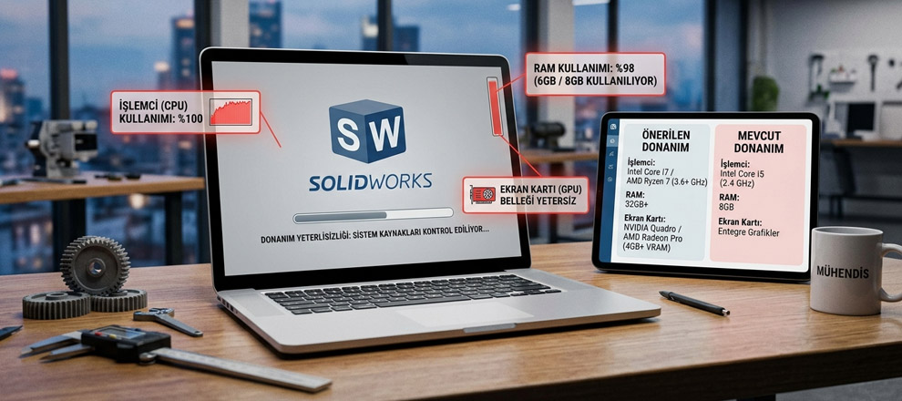 SOLIDWORKS Yavaş Açılma Sorunu ve Çözüm Yolları