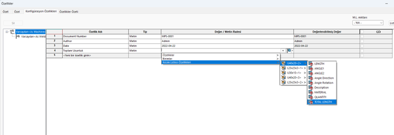 kesme listesi ozel ozelliklere aktarma 5