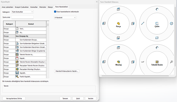 solidworks kisayolu 11