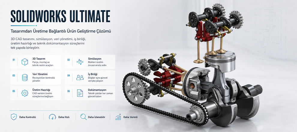 SOLIDWORKS Ultimate Nedir? Tasarım, Simülasyon ve Üretim Avantajları