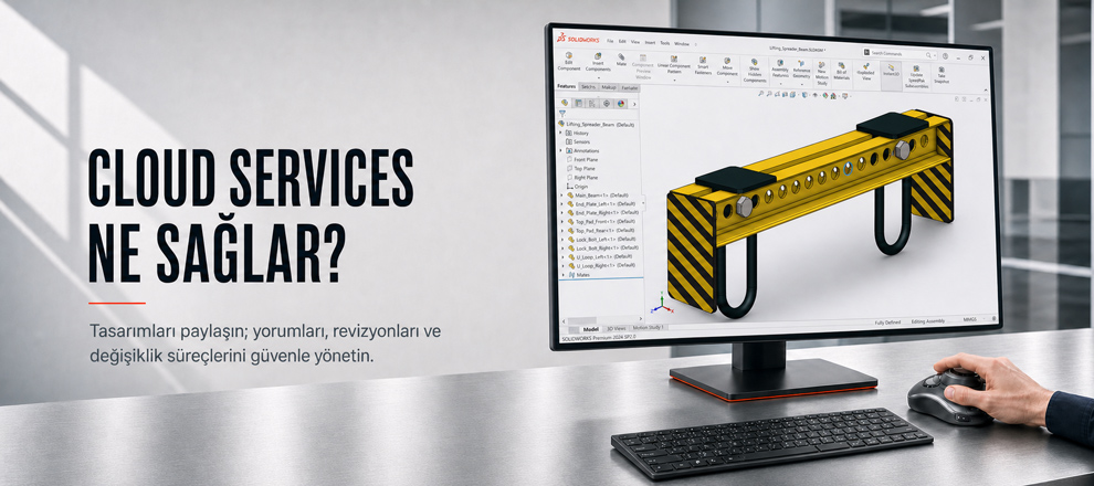 SOLIDWORKS Abonelik Hizmeti Nedir? Kapsamı, Avantajları ve Yenileme Süreci cloud services ne sağlar