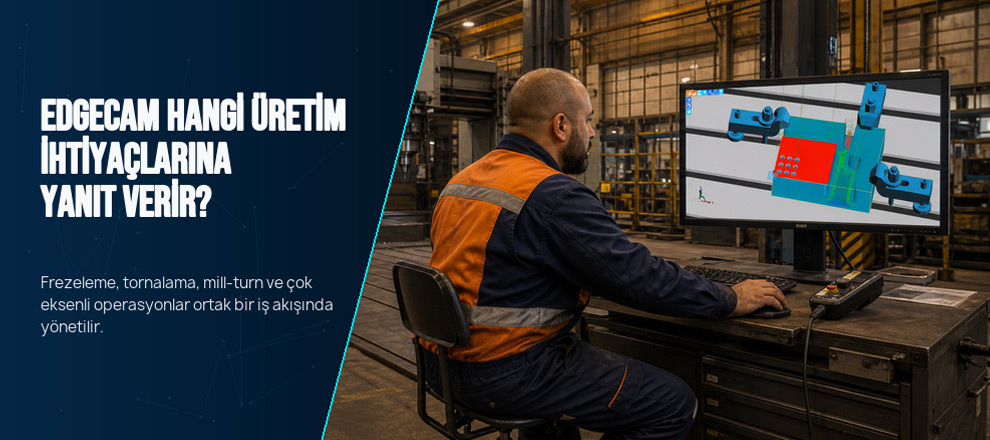 edgecam hangi üretim ihtiyaçlarına yanıt verir