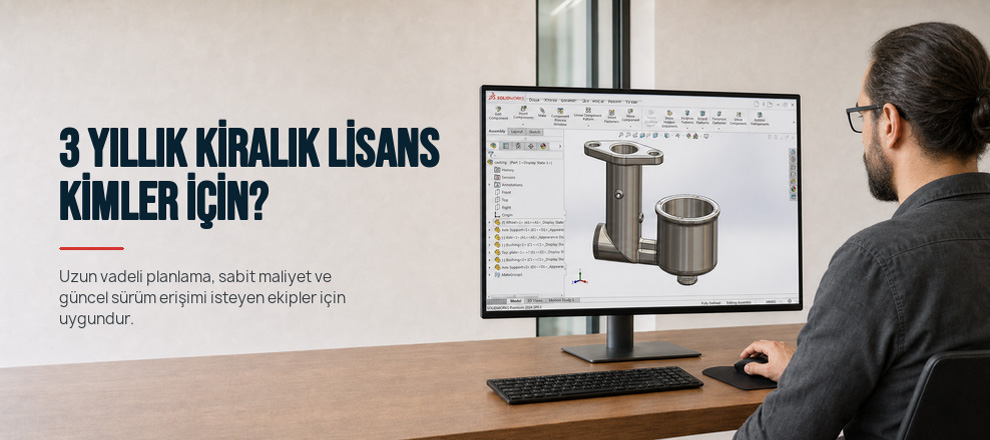 SOLIDWORKS Kalıcı Lisans mı, Kiralık Lisans mı? solidworks 3 yıllık kiralık lisans